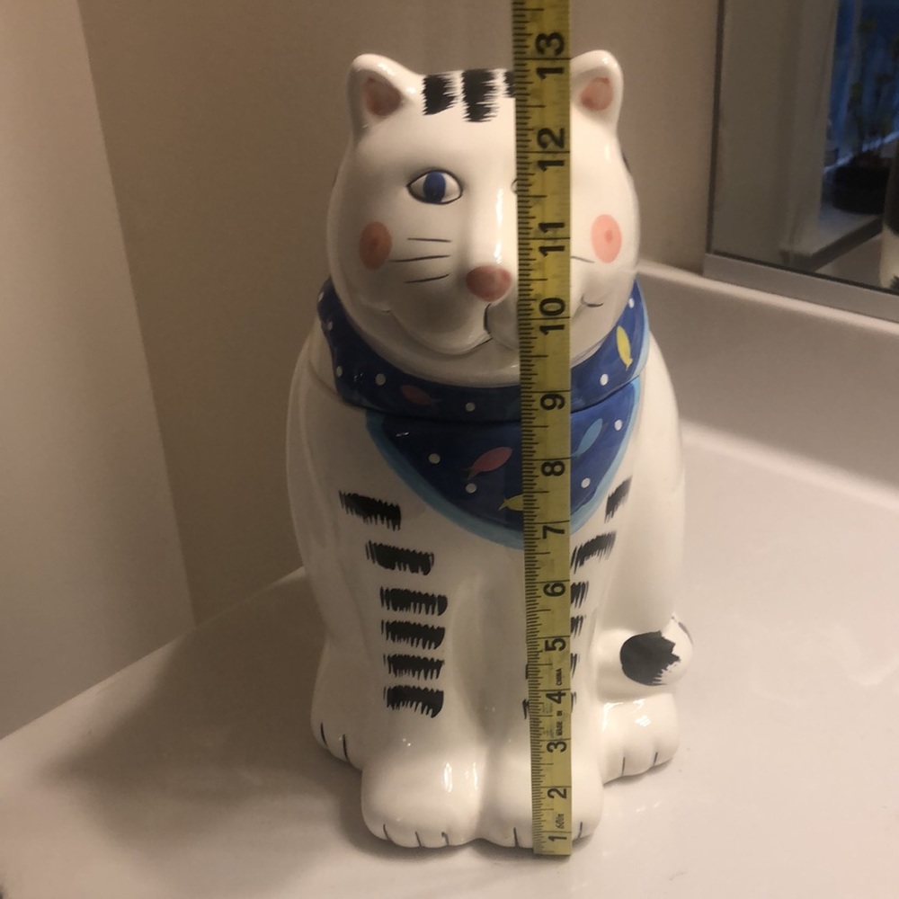 Vintage Coco Dowling 1990 cat cookie jar - Picture 11 of 12